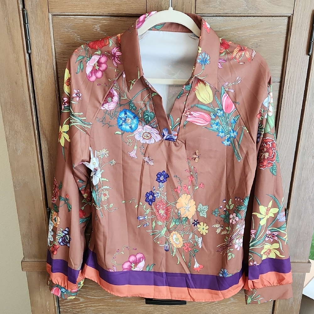 🚦3for$15🚦Pullover Blouse Tunic Size L